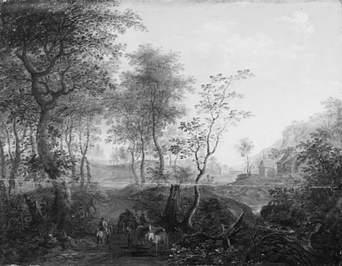Landscape, 1695, Cornelis Huysmans