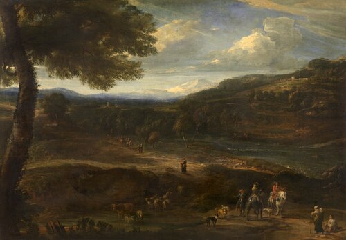 Landschap, , Cornelis Huysmans