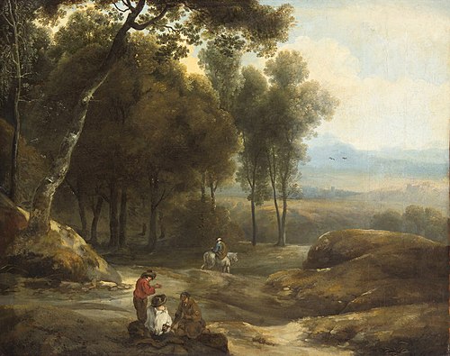Waldlandschaft, 1672, Cornelis Huysmans