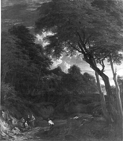 Italienische Landschaft, 1687, Cornelis Huysmans