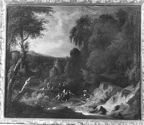 Ideallandschaft, 1687, Cornelis Huysmans