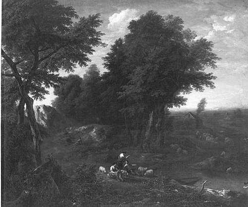 Waldlandschaft, 1687, Cornelis Huysmans