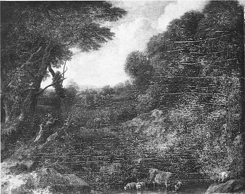 Hügellandschaft, 1687, Cornelis Huysmans