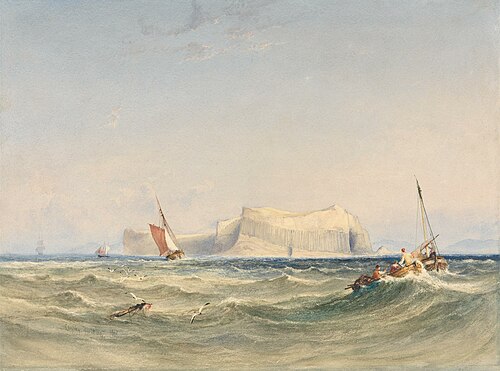 Shipping off Staffa, 1842, Copley Fielding