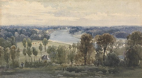 Richmond Hill, 1830, Copley Fielding