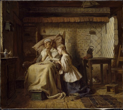 The Convalescent, 1867, Ferdinand Fagerlin