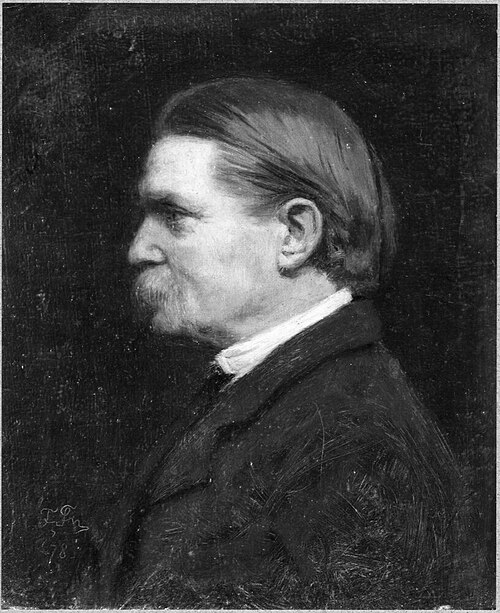 Selfportrait, 1878, Ferdinand Fagerlin