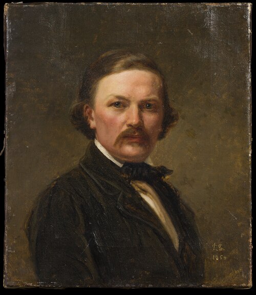 Autoportrait, 1854, Ferdinand Fagerlin