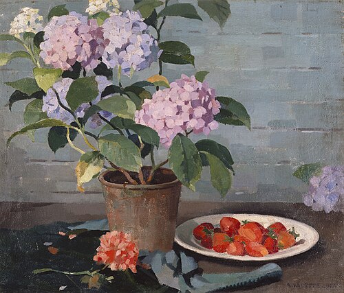 Flowers and Fruit, 1917, Pierre Adolphe Valette