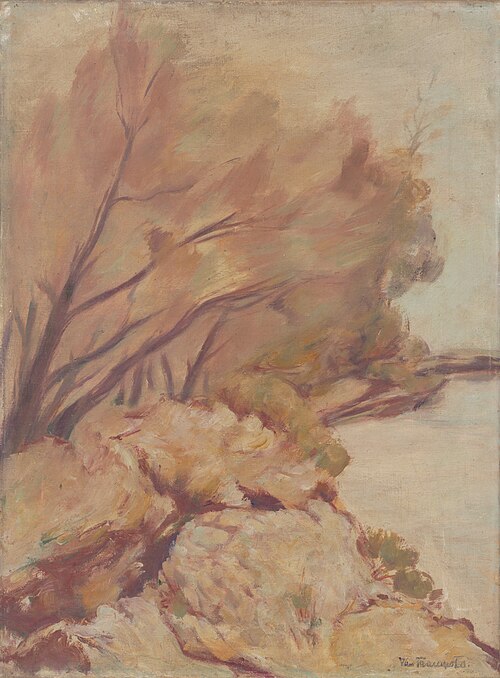 Trenches by Danube, 1920, Jan Trampota