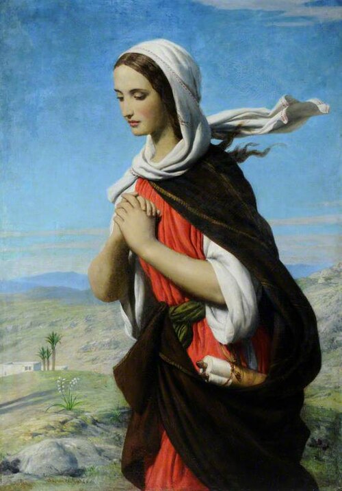 Biblical Female Figure in the Desert (possibly Mary Magdalene), 1879, John Rogers Herbert