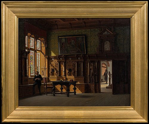 The City Hall in Lübeck. Interior, 1888, Heinrich Hansen
