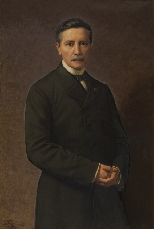 Self Portrait, 1889, Godfried Guffens
