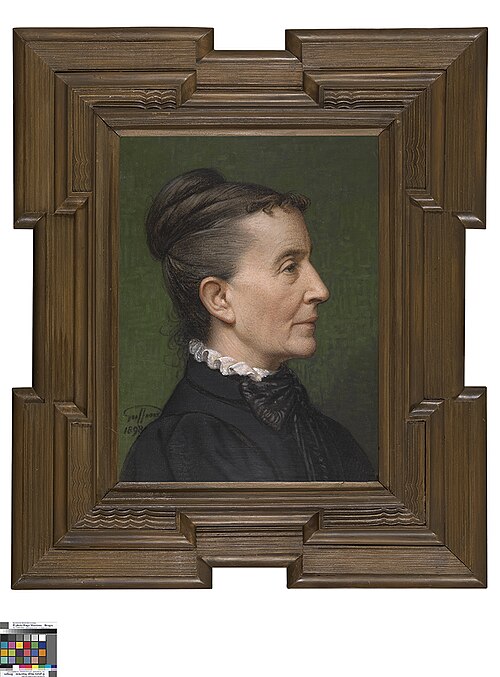 Portret van Euphrosina Beernaert, 1898, Godfried Guffens