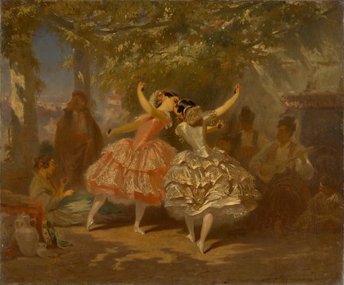 Dancing Spaniards, 1853, Eugène Giraud