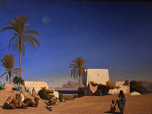Paysage d'Algérie, 1838, Charles-Théodore Frère