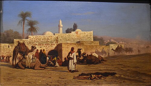 Vue du Caire, 1861, Charles-Théodore Frère