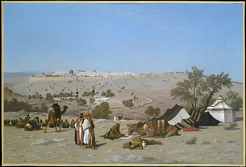Jerusalem from the Mount of Olives, 1880, Charles-Théodore Frère