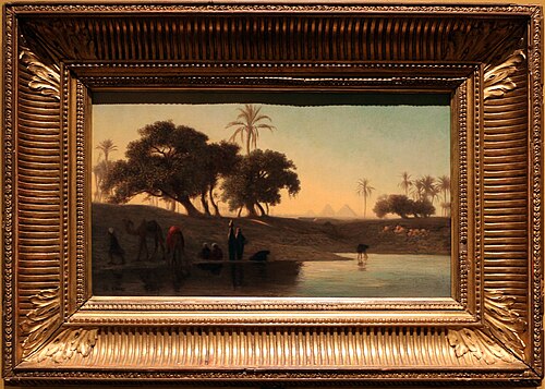 Scene Near Gizeh (Egypt), 1880, Charles-Théodore Frère