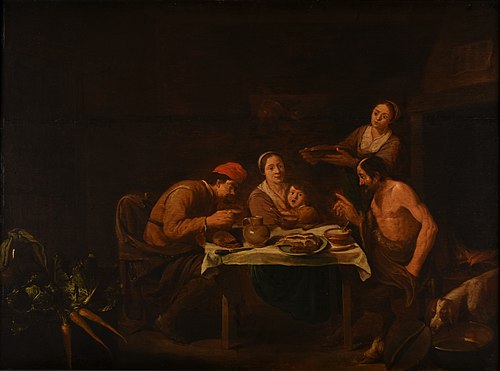 Le Satyre et les paysans, 1651, David Ryckaert III