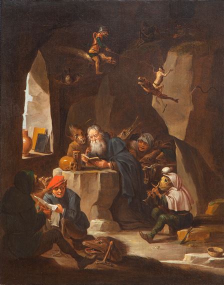 The Temptation of Saint Anthony the Hermit, 1650, David Ryckaert III