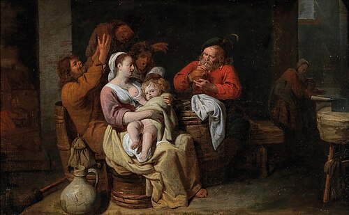 A peasant interior, 1650, David Ryckaert III