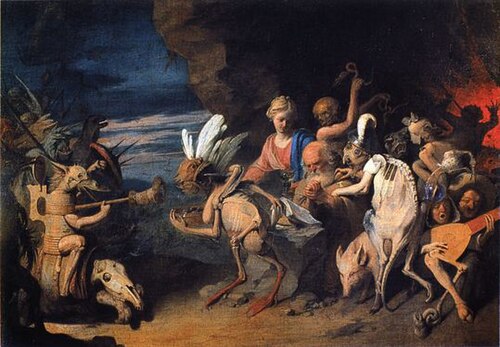 The Temptation of Saint Anthony, 1650, David Ryckaert III