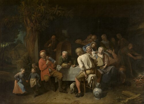 Peasant Meal, 1646, David Ryckaert III