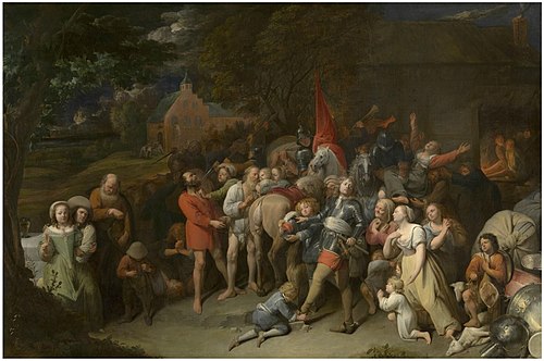 Plundering Soldiers, 1648, David Ryckaert III
