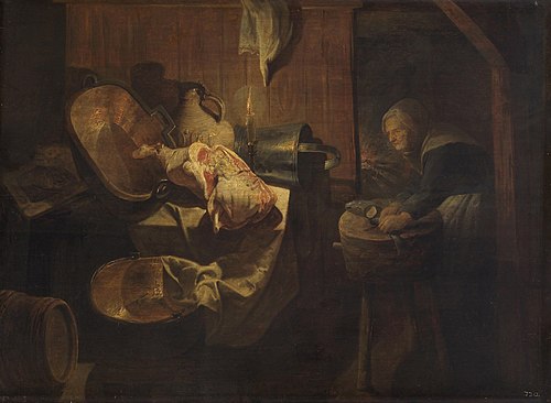 Old woman in the pantry, 1648, David Ryckaert III