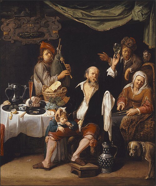 Merry Company (As the Old Ones Sing, so the Young Ones Pipe), 1650, David Ryckaert III