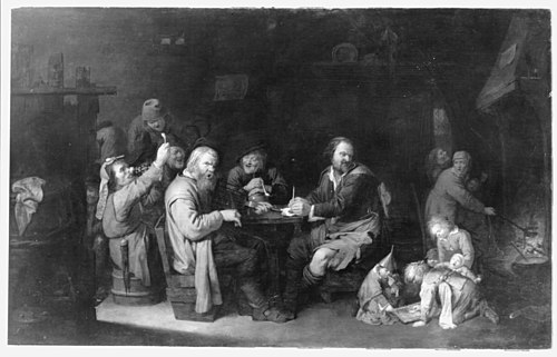 Merry Company (Das Bohnenkönigfest ?), 1661, David Ryckaert III