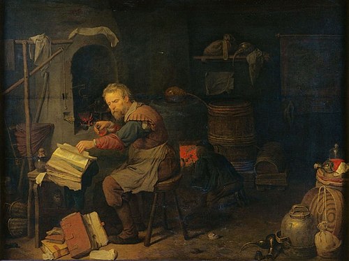 The Alchemist, 1642, David Ryckaert III