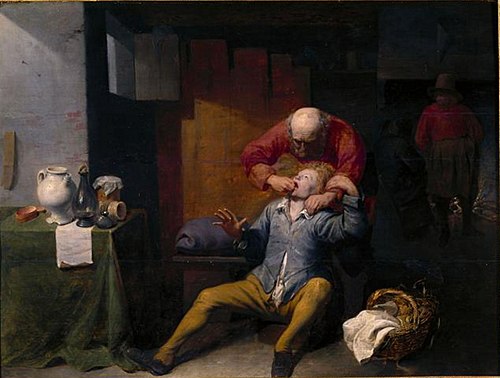 Un arracheur de dents, 1655, David Ryckaert III
