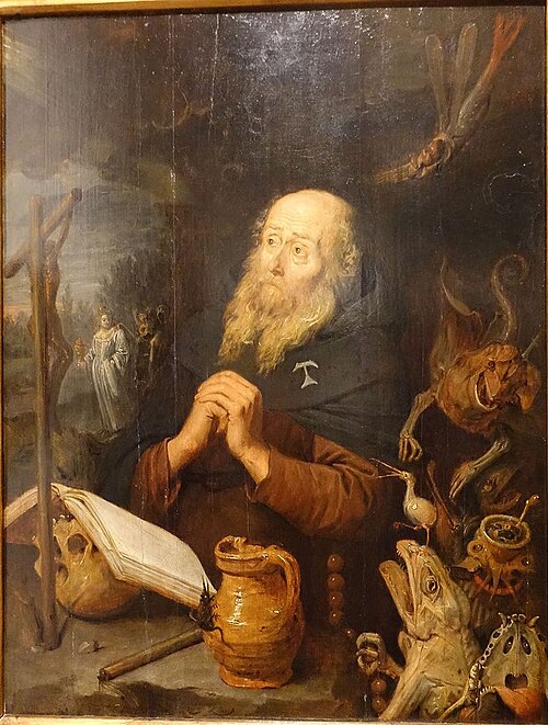 Tentações de Santo Antão, 1700, David Ryckaert III