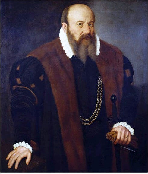 Porträt des Andreas I. Imhoff, 1573, Nicolas Neufchâtel