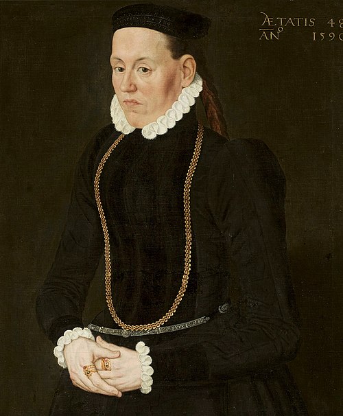 Portrait d'une patricienne, 1590, Nicolas Neufchâtel