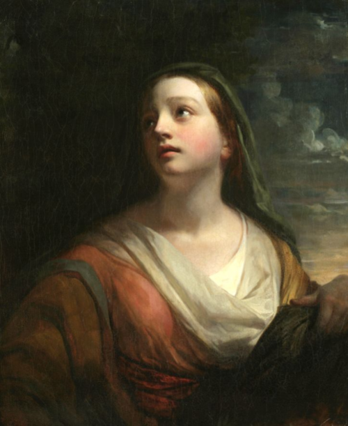 A Sibyl, 1839, Daniel Huntington