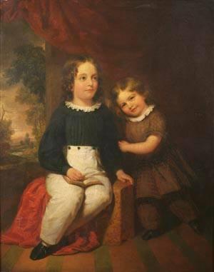 Henry Woodward Cooper and His Brother, 1842, Daniel Huntington