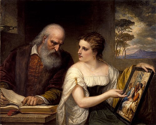 Philosophy and Christian Art, 1868, Daniel Huntington