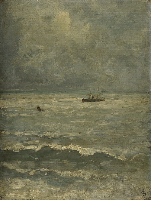 Noordzee bij Vlissingen, , Carel Nicolaas Storm van 's-Gr