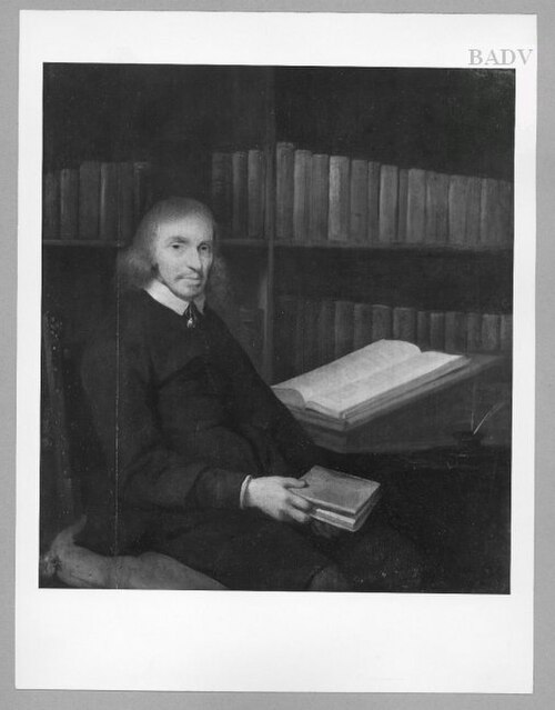man sitting in library, 1642, Gerard ter Borch l'Ancien