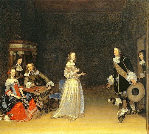 La Visite, 1660, Gerard ter Borch l'Ancien