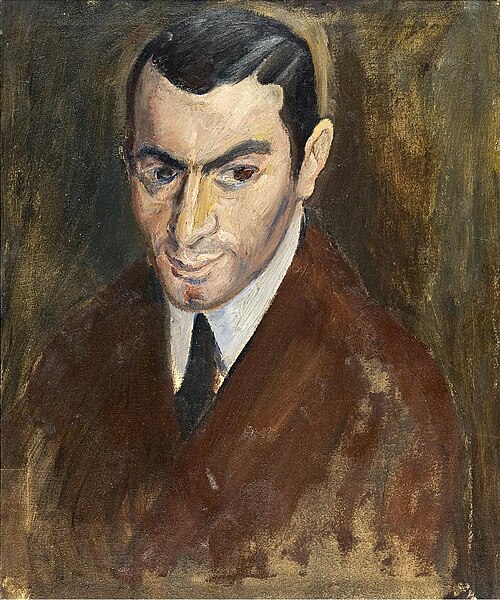 Portrait of  Abraham Horodisch (1898-1987), 1925, Paul Kleinschmidt