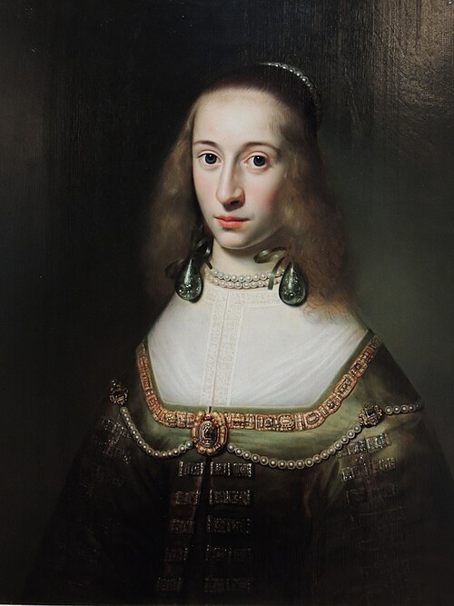 Portrait d'Agatha van Hartigsvelt, 1642, Pieter Hermansz Verelst