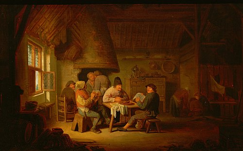 Zechende Bauern, , Pieter Hermansz Verelst