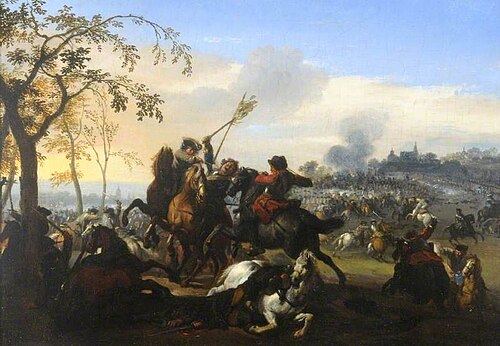 A Country Skirmish, 1711, Jan Van Huchtenburg