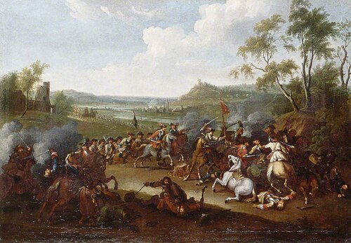 Battle Piece (I), , Jan Van Huchtenburg