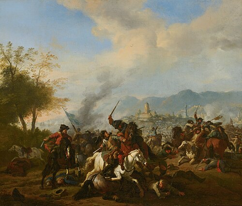 Chevaliers à la bataille, 1706, Jan Van Huchtenburg