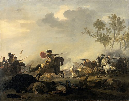 Cavalry attack, 1690, Jan Van Huchtenburg